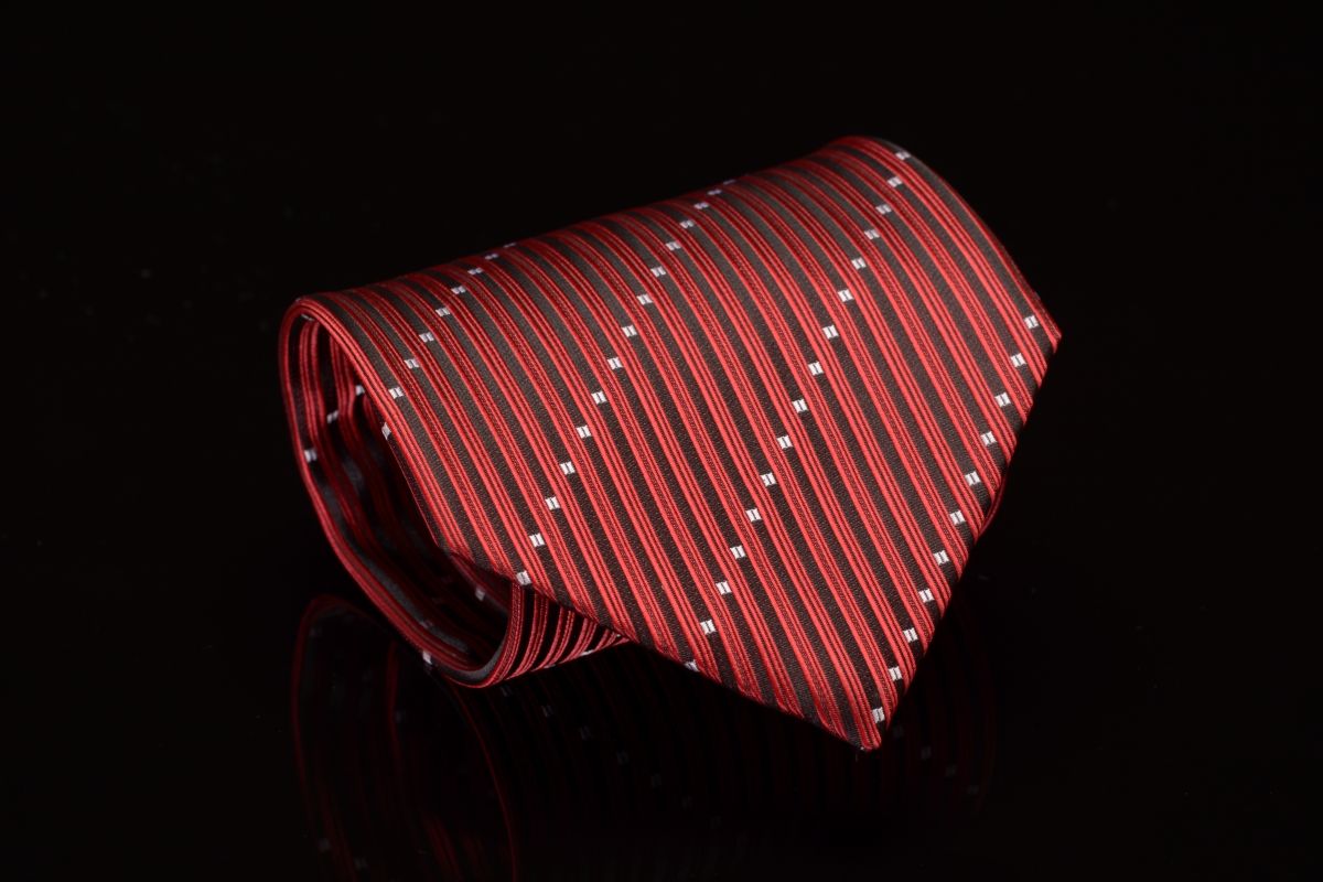 pánská červená kravata VERIESOD