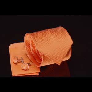 pánská kravata oranžová JASON & VOGUE