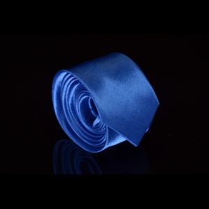 pánská slim kravata modra