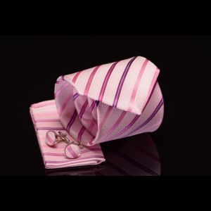 pánská kravata růžová