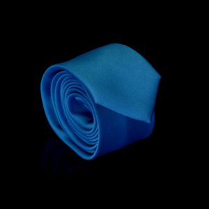 pánská slim kravata modrá
