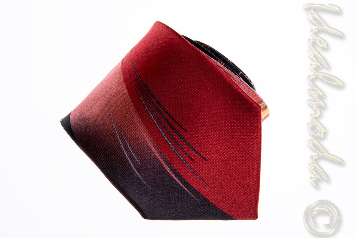 pánská-kravata-D&T-černočervená-KRAV-YF3RB 4