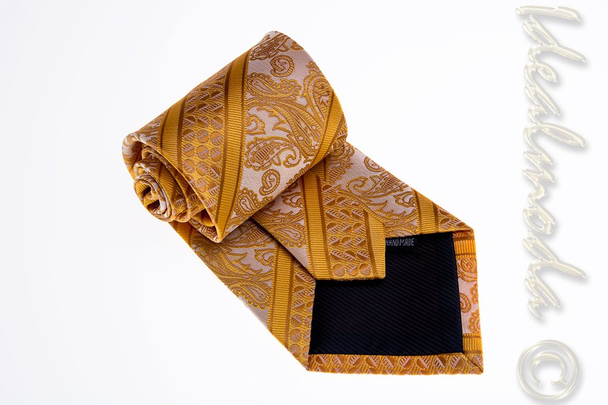 pánská-luxusní-kravata-zlatá-KRAV-HONGFU03 2