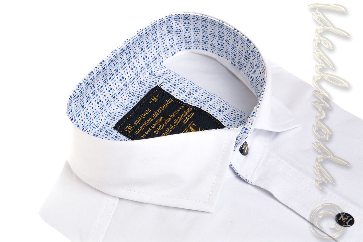 pánská-košile-Slim-bílá-YXC--U306 2