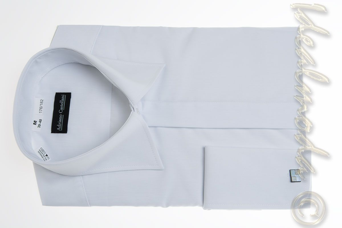 klasická-bílá-košile-hladká-ADK-1075 4