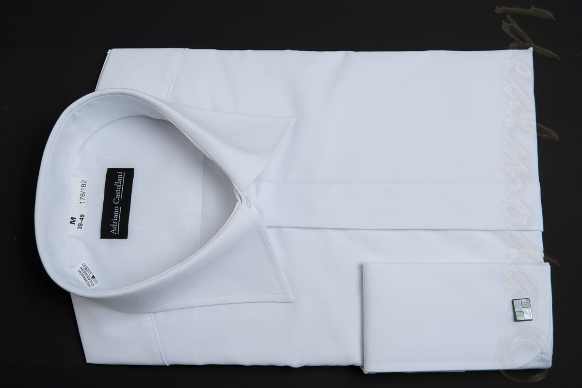 klasická-bílá-košile-hladká-ADK-1075 8
