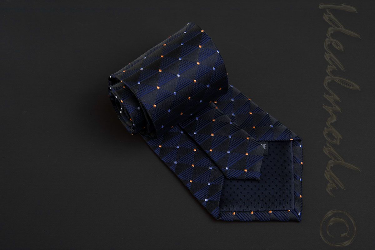 pánská-kravata-černá-KRAV-EFORCE001 7