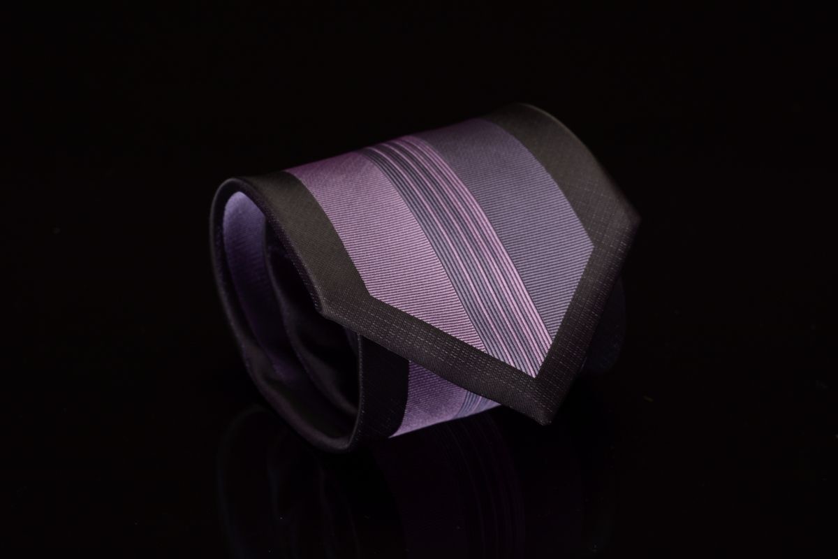 pánská kravata fialová PENSEE