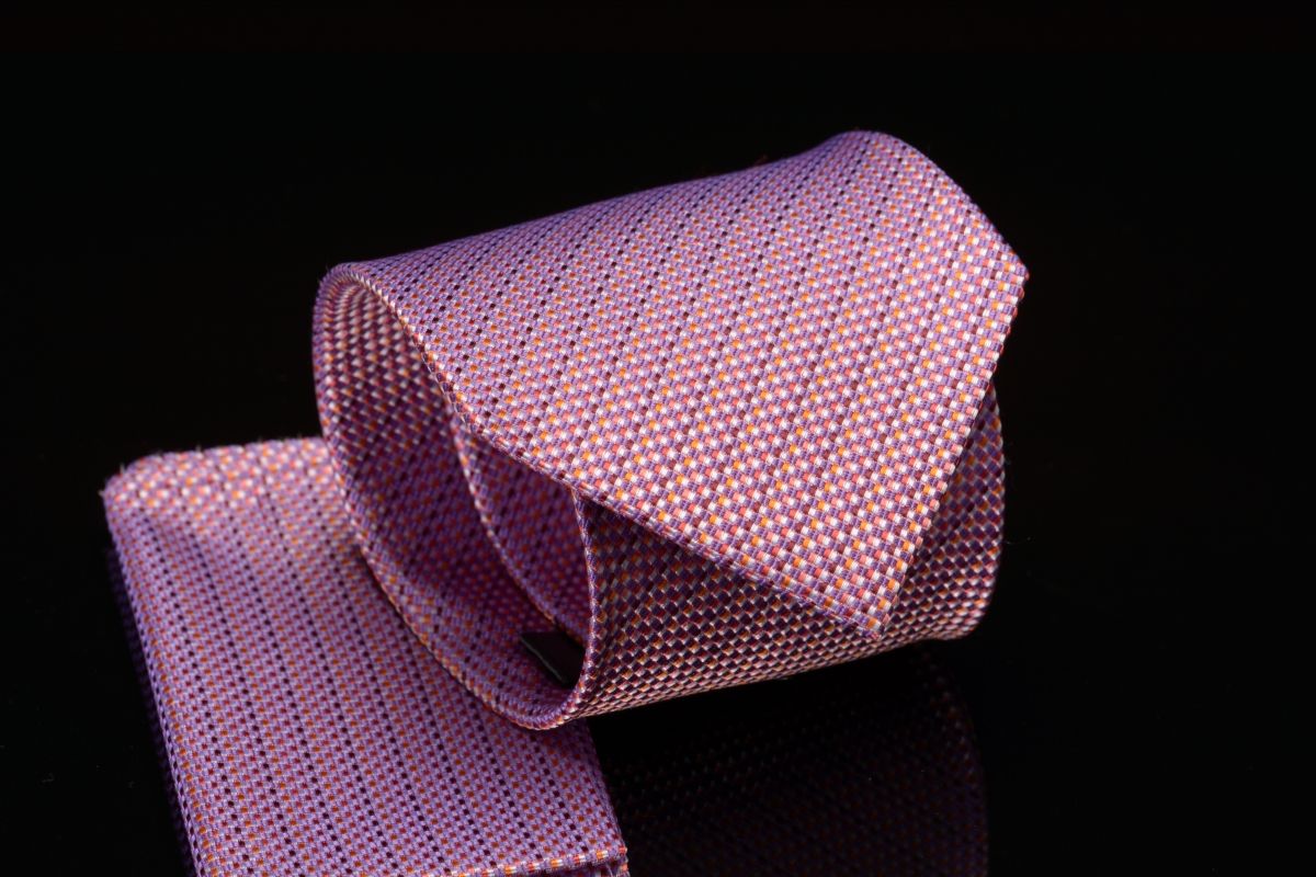 pánská luxusní kravata LANDISUM fialová