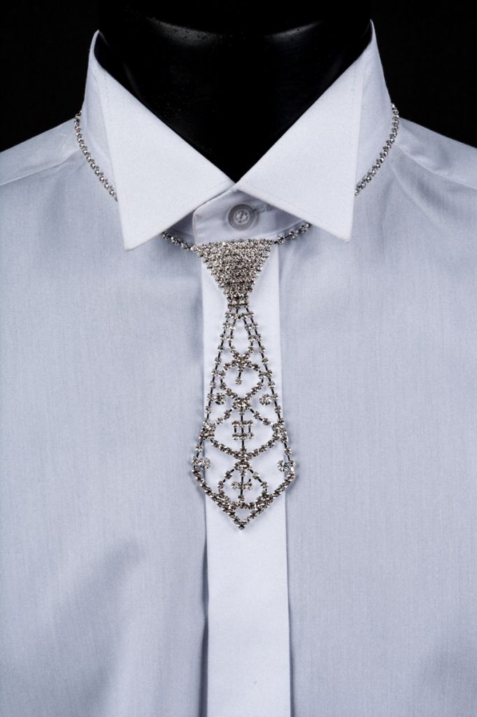 unisec kravata z krystalů