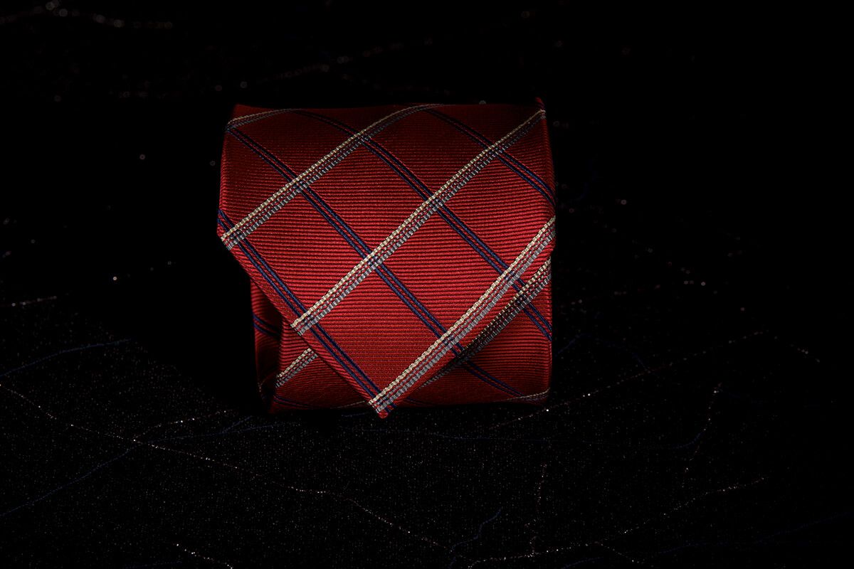 pánská kravata červená