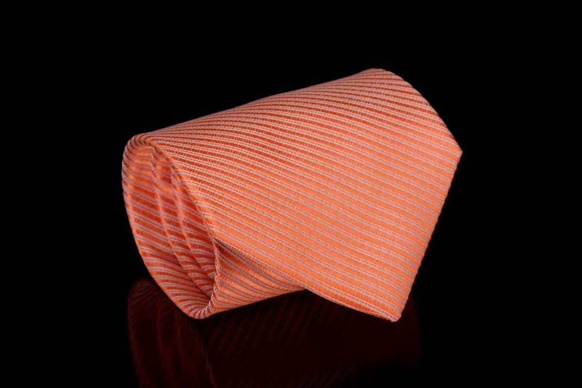 pánská kravata oranžová