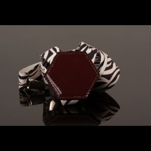 oboustranné unisex šle zebra